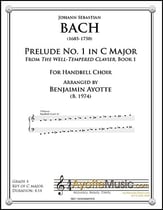 Prelude No. 1 in C Major Handbell sheet music cover